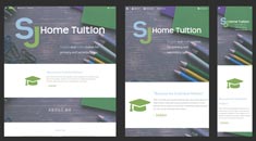 SJ Home Tuition Responsive Website 
