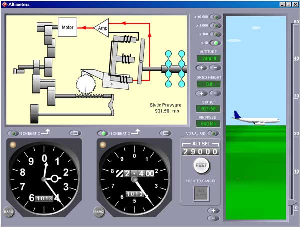 Altimeter and servo altimeter