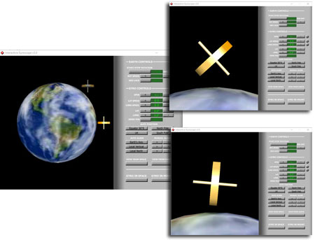 Gyroscope rigidity views fron Earth